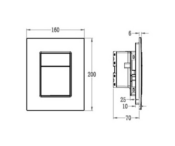 клавиша WONZON & WOGHAND WW-IB256-CR